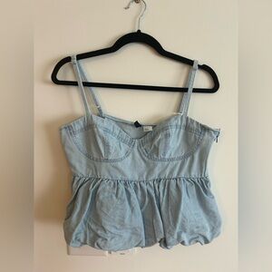 H&M Light Blue Camisole Top